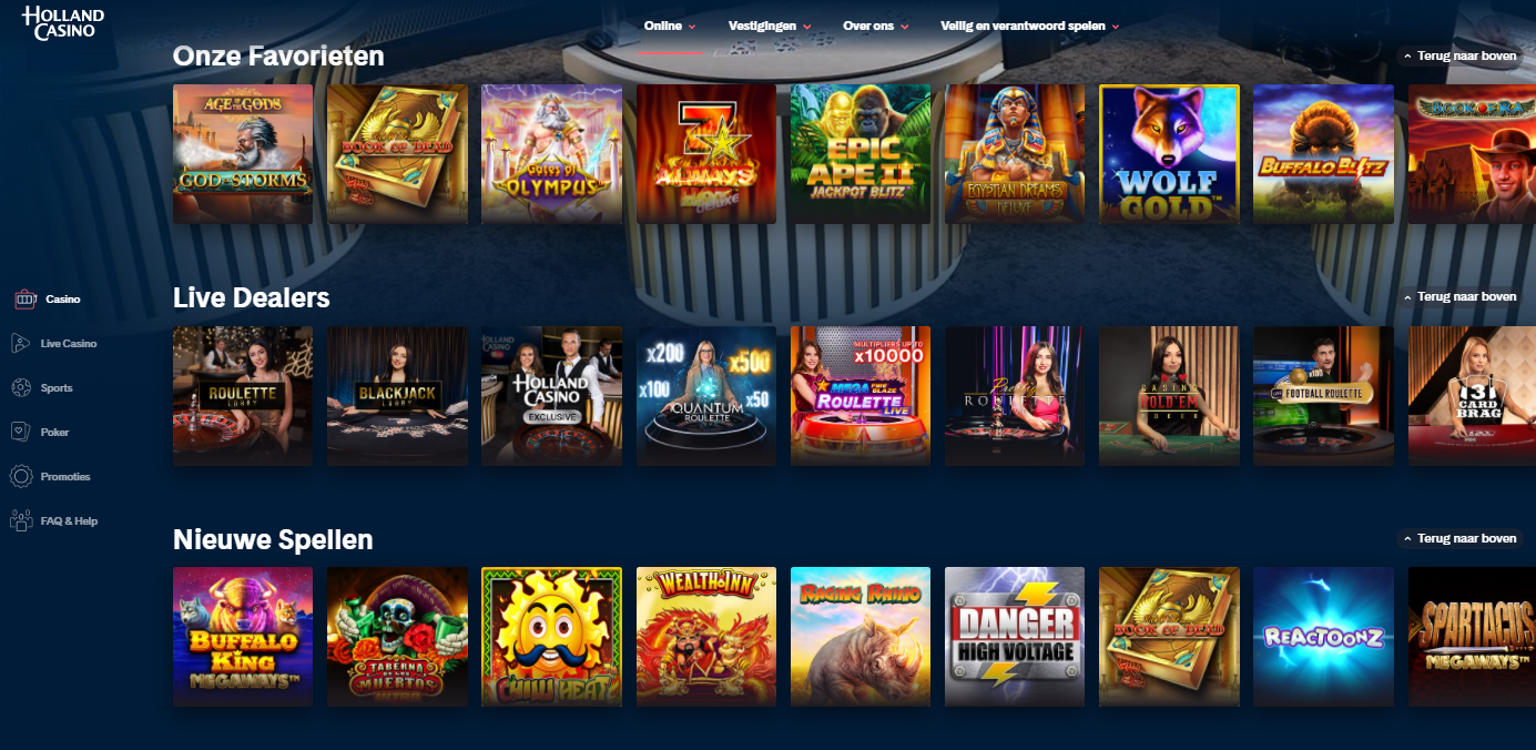 Casino Holland Casino Online
